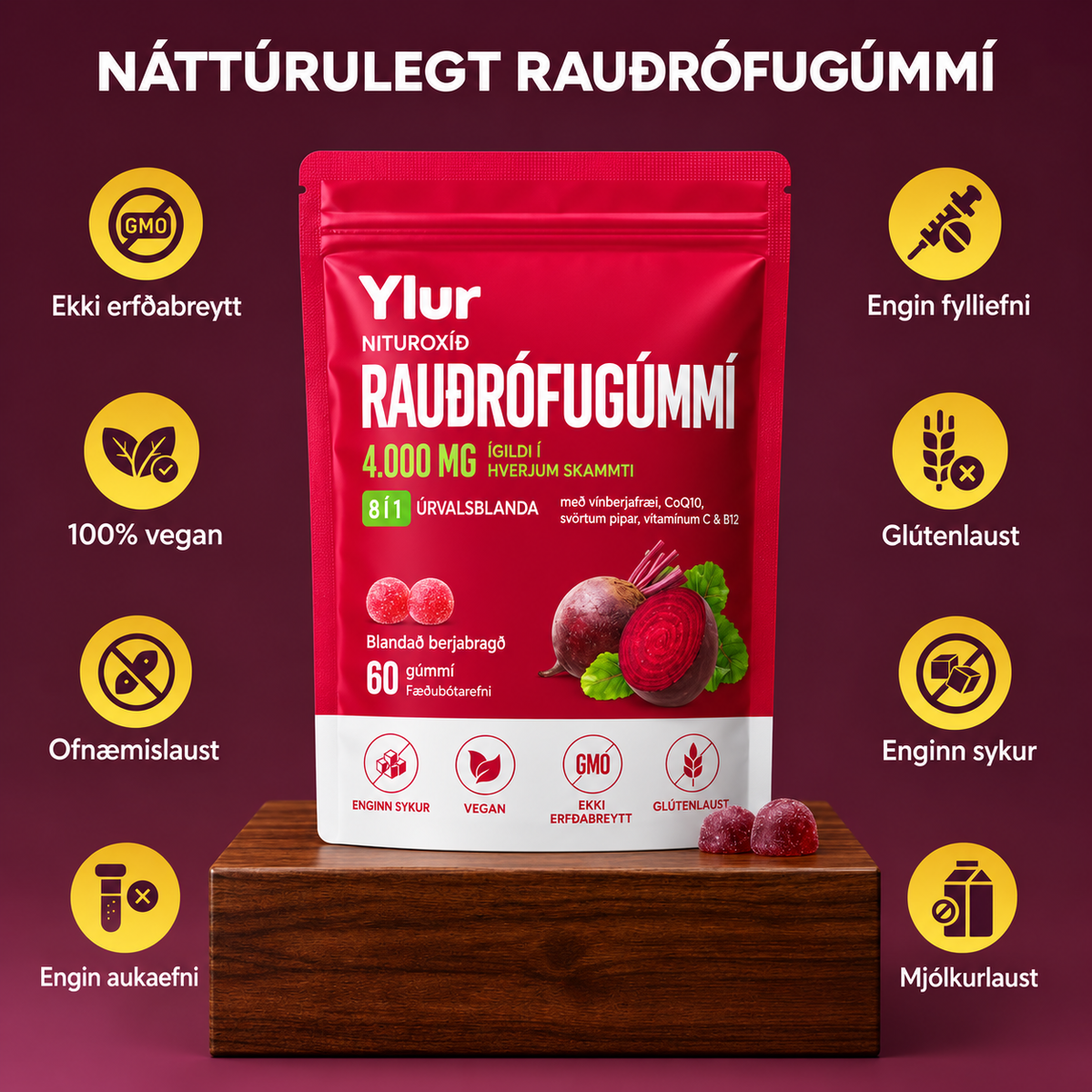 Ylur Rauðrófugúmmí