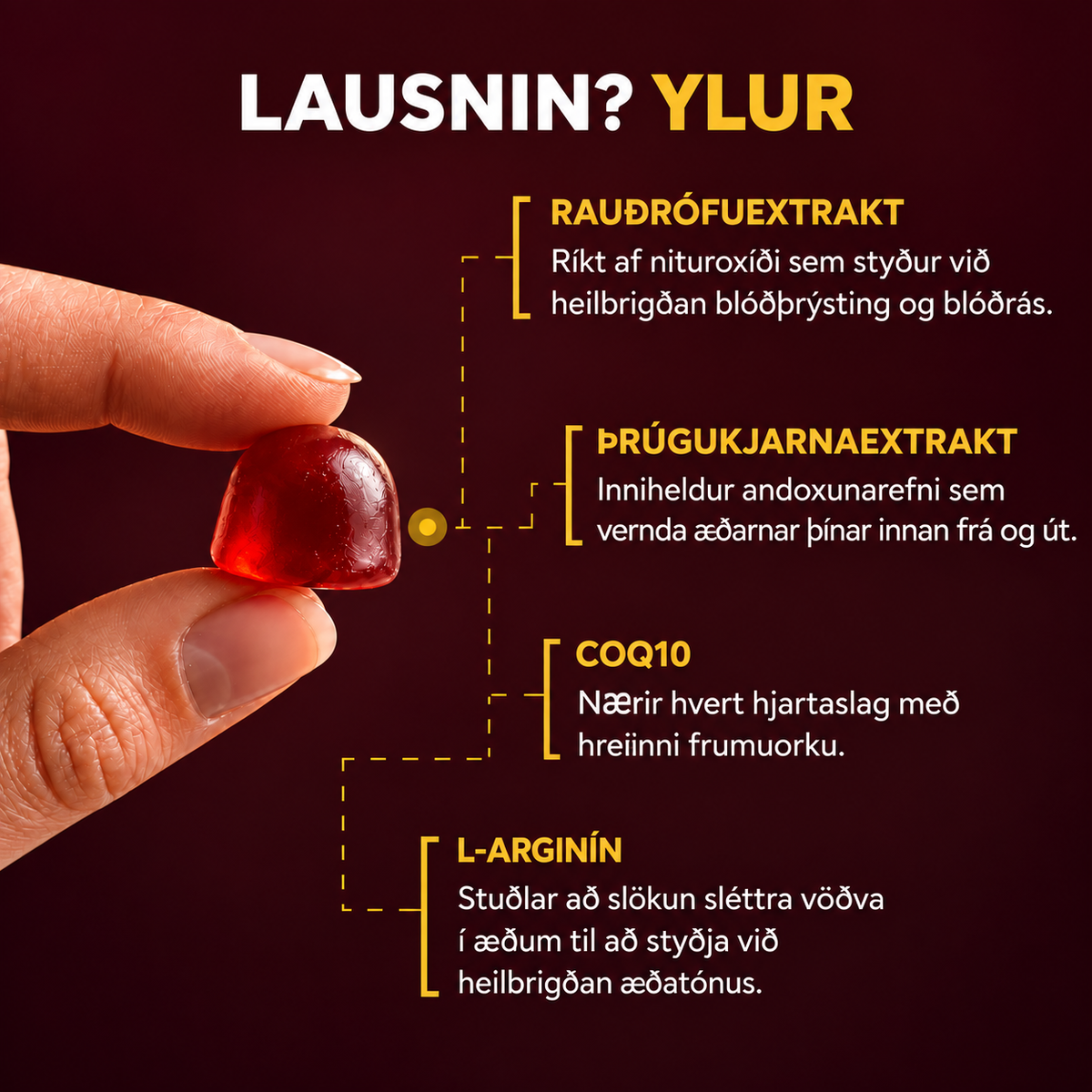 Ylur Rauðrófugúmmí