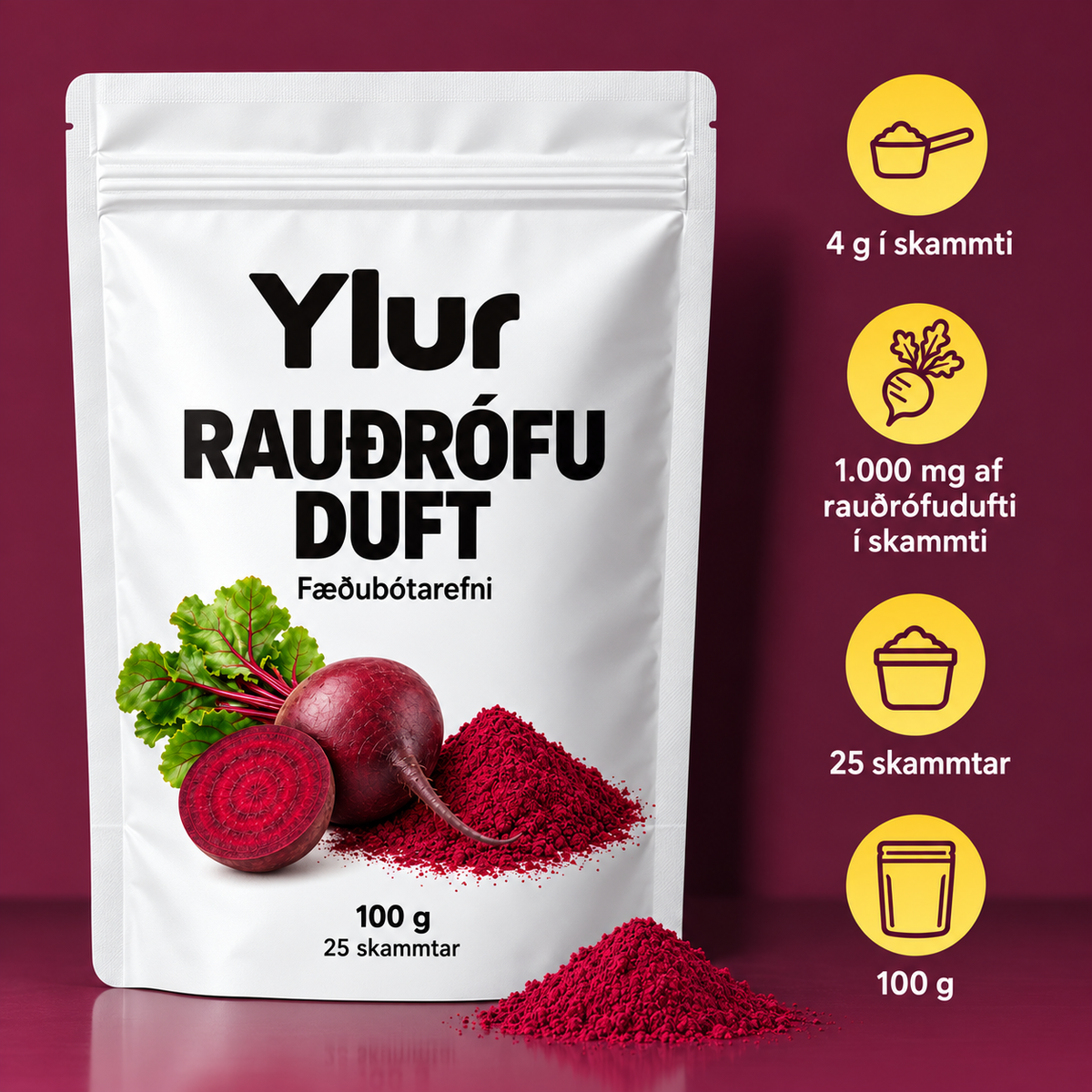 Ylur Rauðrófuduft