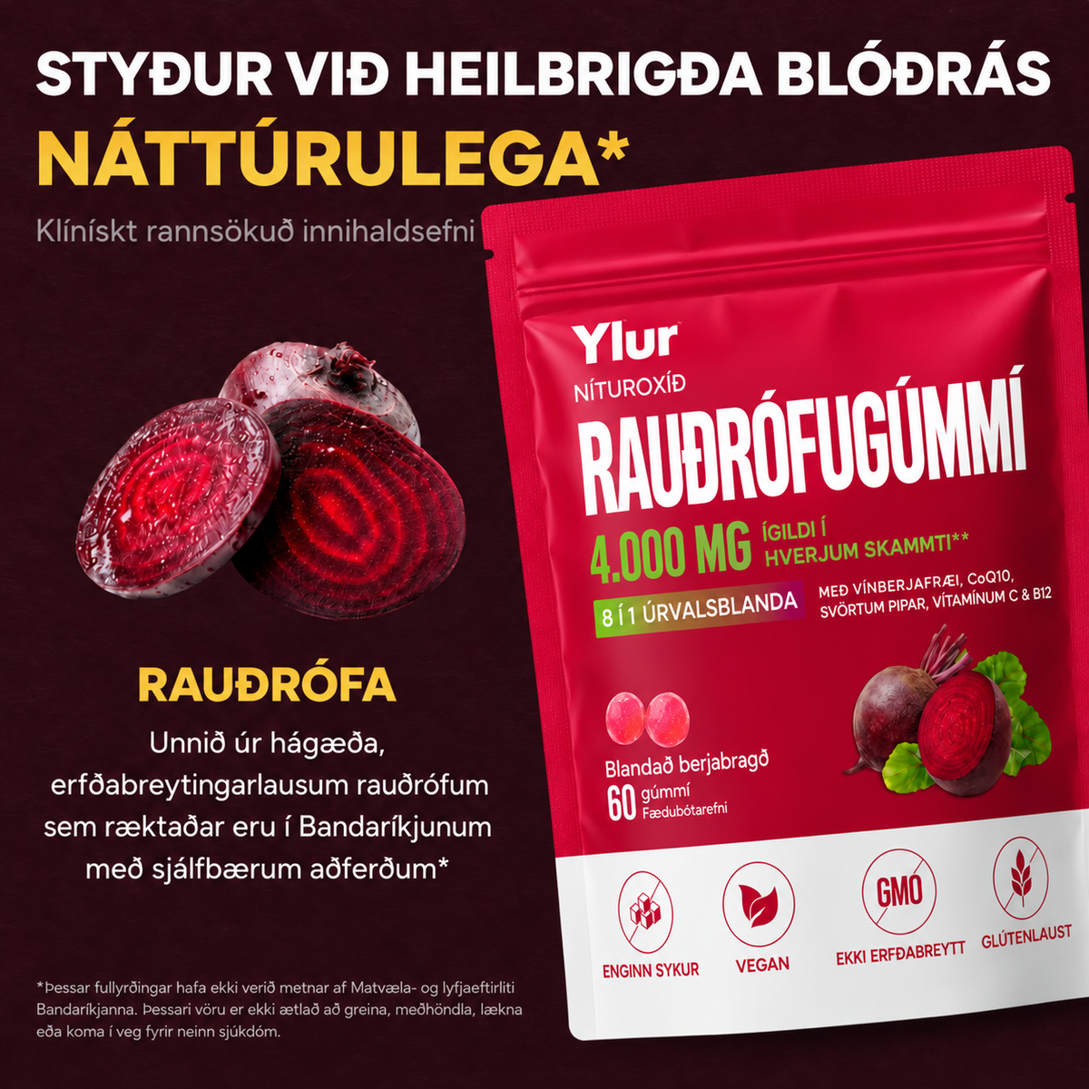 Ylur Rauðrófugúmmí