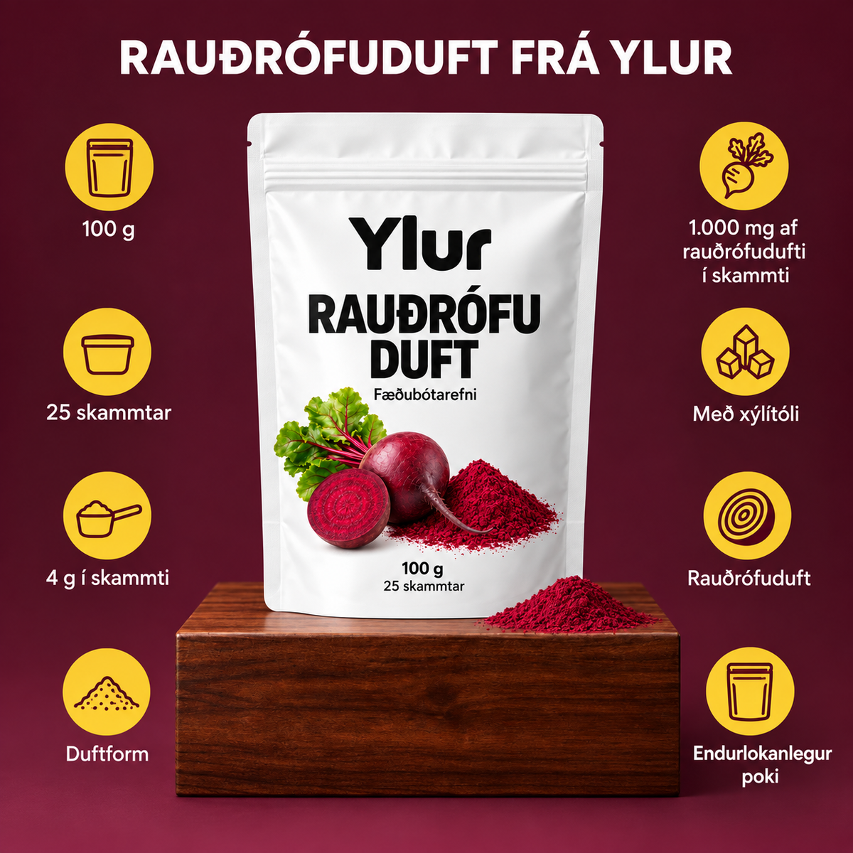 Ylur Rauðrófuduft