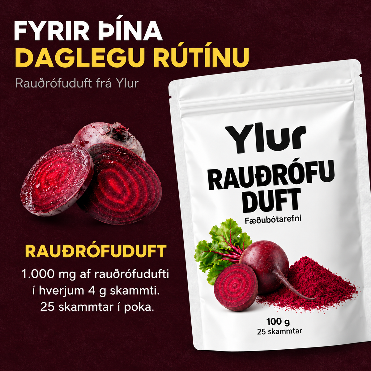 Ylur Rauðrófuduft